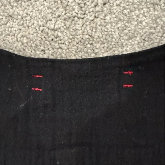 Xirena Black Kendall Tiered Midi Dress Size Large Cotton Gauze - Picture 11 of 13